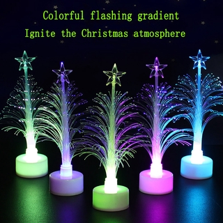 Đèn LED sợi quang hình cây nhiều màu trang trí giáng sinh đẹp mắt