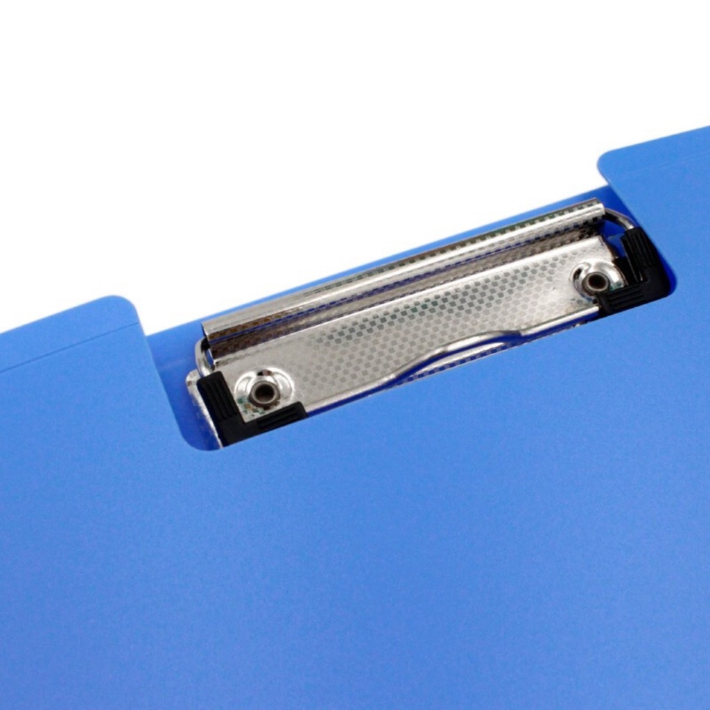 Trình ký nhựa A4 đôi - Bìa trình ký đôi kẹp tài liệu, hợp đồng, hóa đơn,...màu xanh dương in hoa văn - 1 chiếc