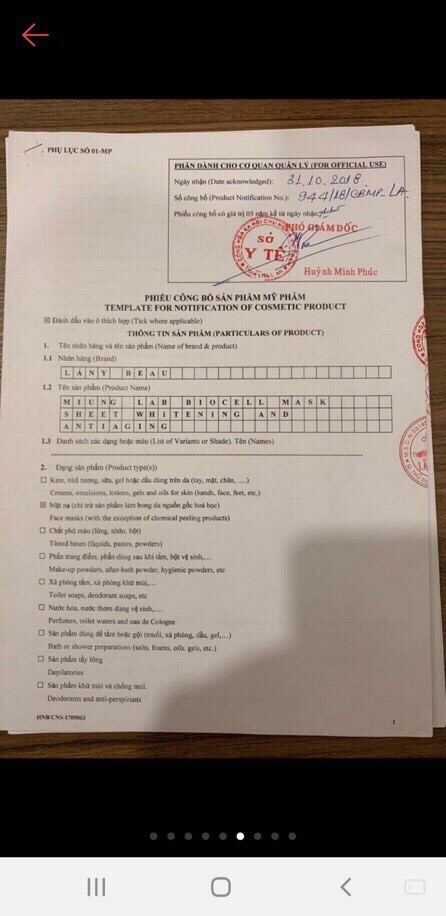 Mặt Nạ MIUNG LAB Lány Beau Phiên Bản Mới 2022 20gr