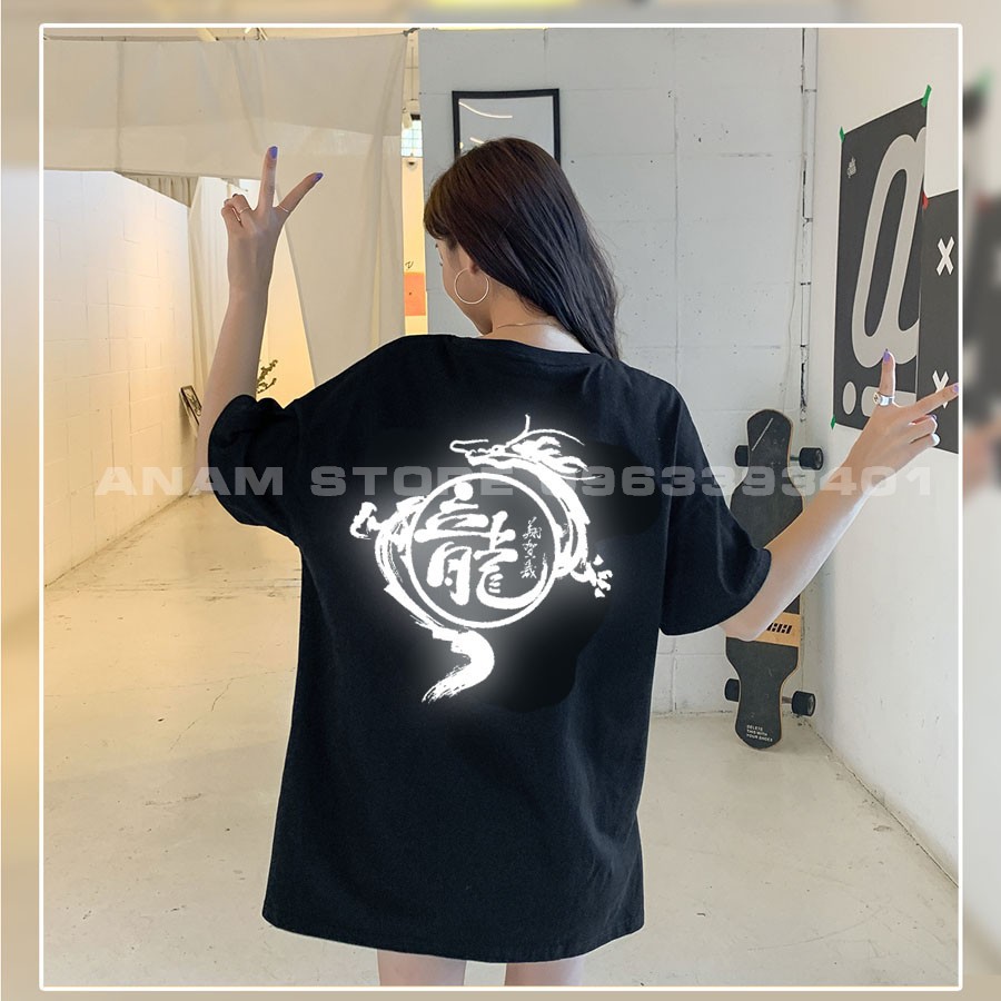Áo thun phản quang nam nữ rồng thủy hử