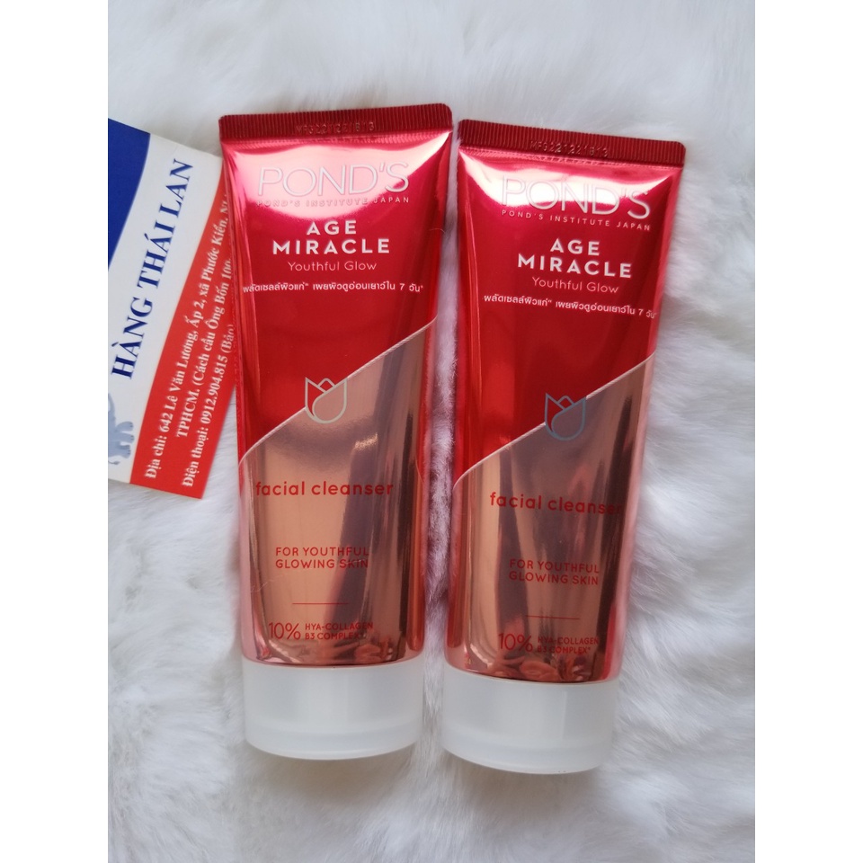 Sữa rửa mặt ngăn ngừa lão hóa Pond's Age Miracle 100g Thái Lan