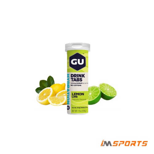 Viên sủi bổ sung điện giải GU HYDRATION DRINK TABS ống 12 viên