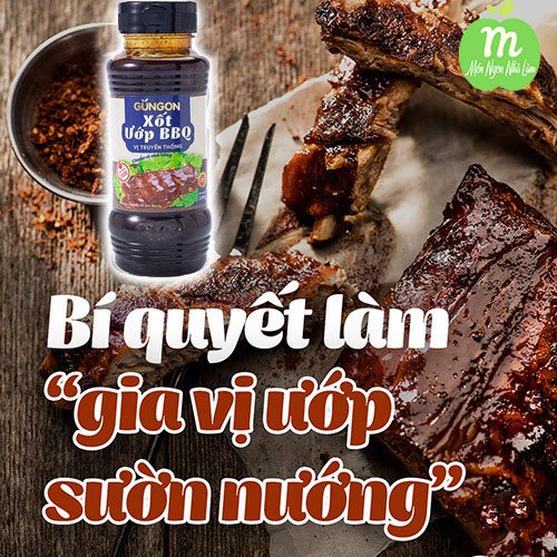 Xốt ướp món nướng BBQ vị truyền thống, Gia vị ướp đồ nướng Gungon 240G