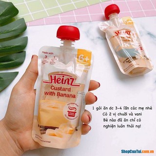 Váng sữa/ Hoa quả nghiền Heinz Custard 120gr