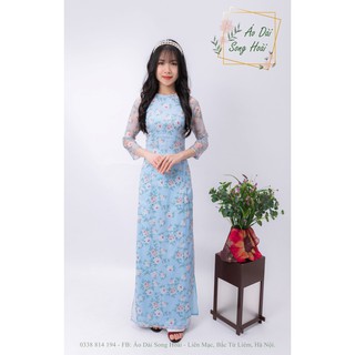 Áo dài truyền thống 4 tà _ Mã SP TT46 _ Áo Dài Song Hoài