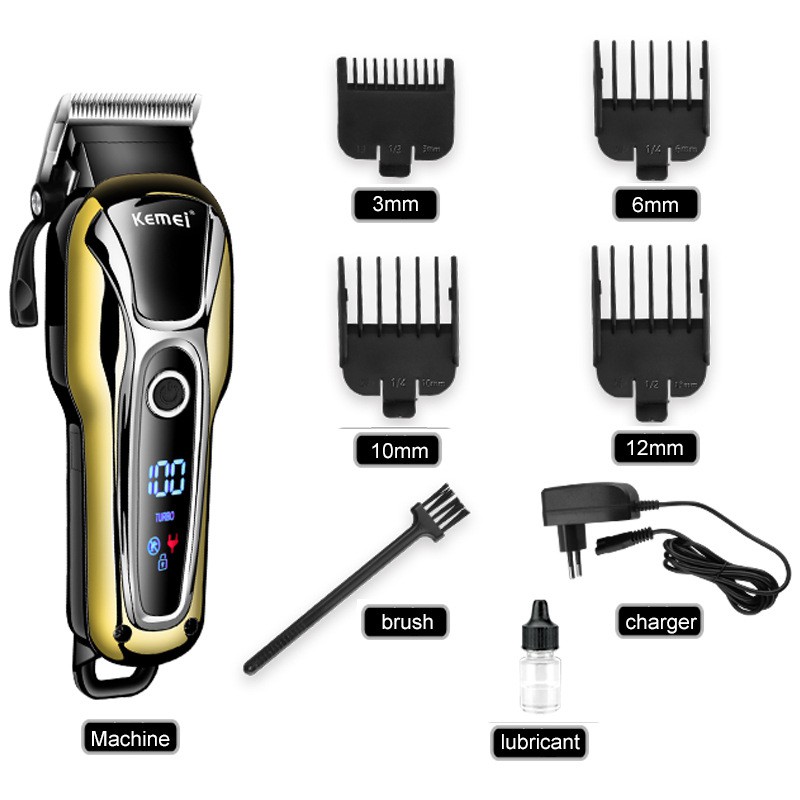 Tông Đơ Cắt Tóc gia đình Kemei KM-1990 - Hàng Nhập Khẩu