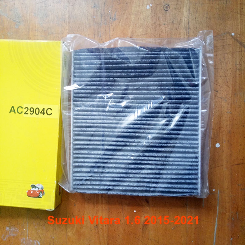 Lọc gió điều hòa than hoạt tính AC2904C dùng cho Suzuki Vitara dung tích 1.6L 2015-2021 mã phụ tùng 95850-M79M00