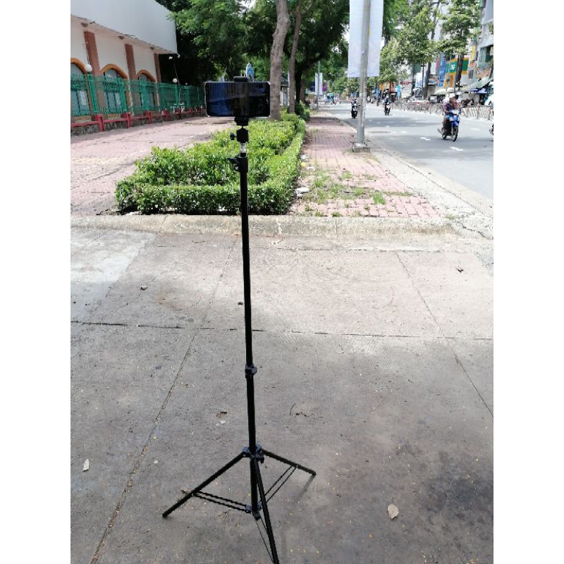 chân livestream, chân tripod kẹp điện thoại 2m1