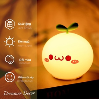 ĐÈN CỦ CẢI ĐỔI MÀU CUTE