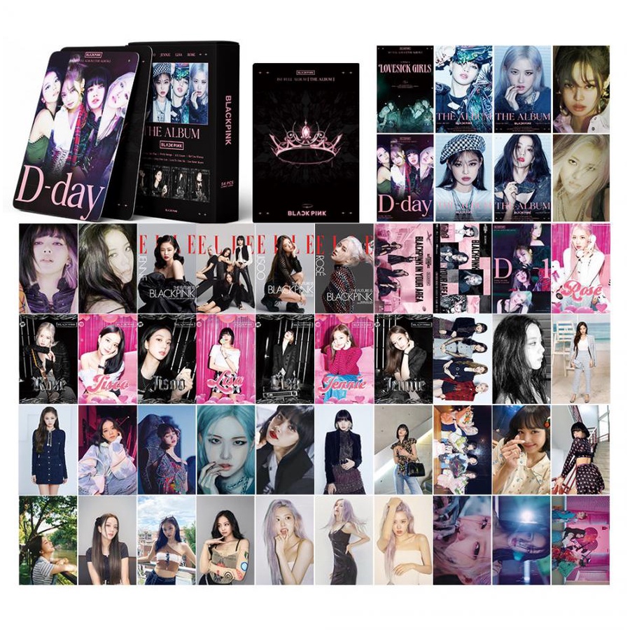 Set 54 Tấm Ảnh Lomo Hình Nhóm Nhạc BLACKPINK