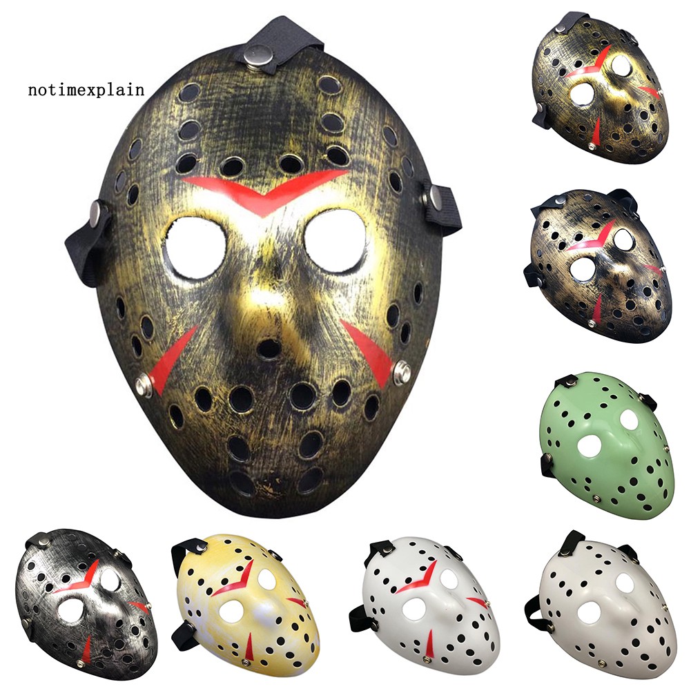 NAME Halloween Party Mask Jason Voorhees Friday Costumes Horror Movie Cosplay Props