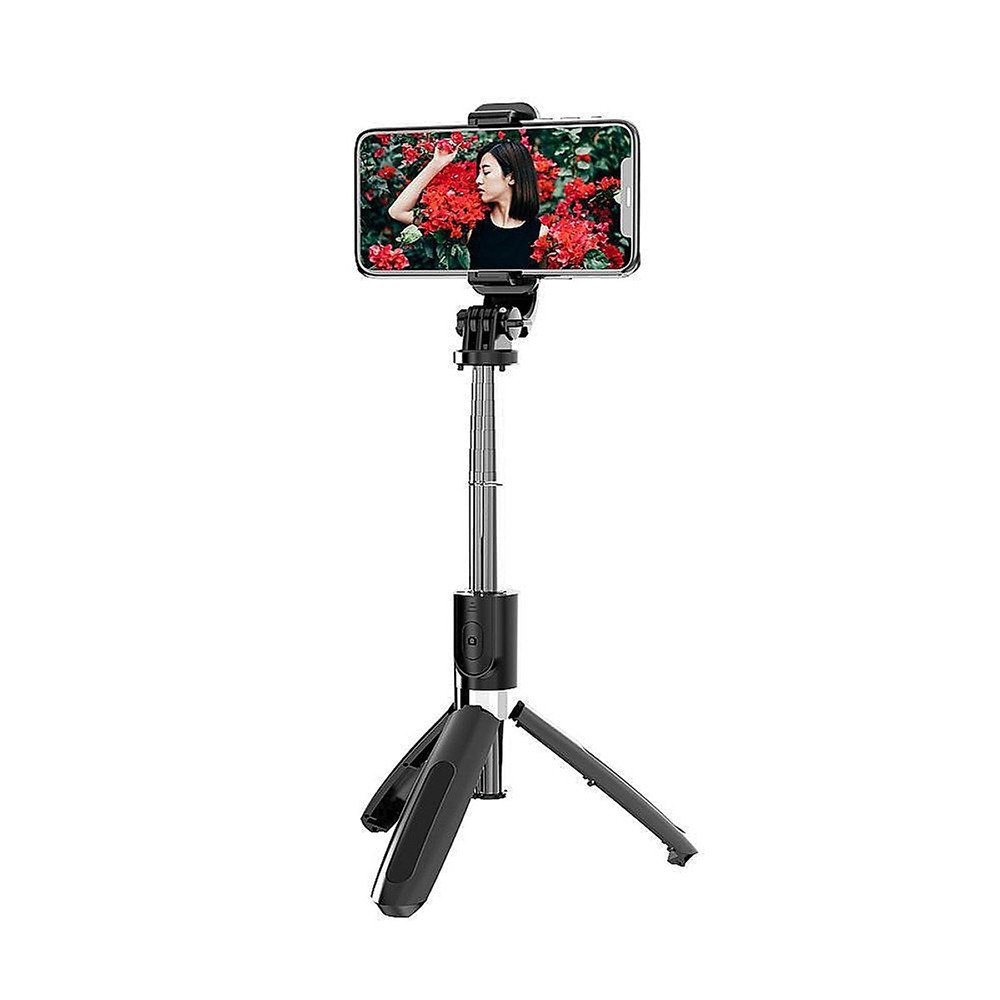 Gậy chụp ảnh 3 chân, gậy tự sướng, tripod đa năng Selfiecom L02 chụp hình bằng remote Bluetooth 4.0 | WebRaoVat - webraovat.net.vn