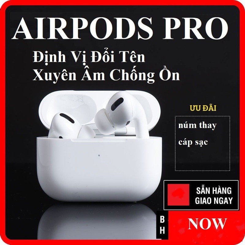 Tai Nghe Airpod Pro ANC Louda 1536U Nhét Tai Bluetooth Xuyên Âm Chống Ồn