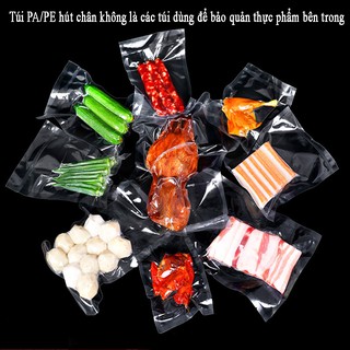 Túi hút chân không thực phẩm túi một mặt nhám 15 x 20cm dùng cho máy hút chân không [100 túi ]