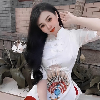 Đồ lam đi chùa nguyên set lụa cao cấp l12