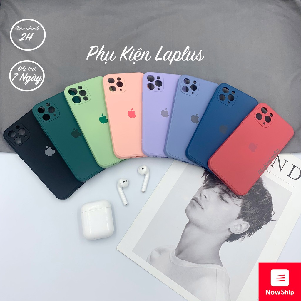 Ốp Lưng iPhone 11 / 11 Pro / 11 Promax Full Viền Vuông Độ Iphone 12 - Giao Hàng Hỏa Tốc