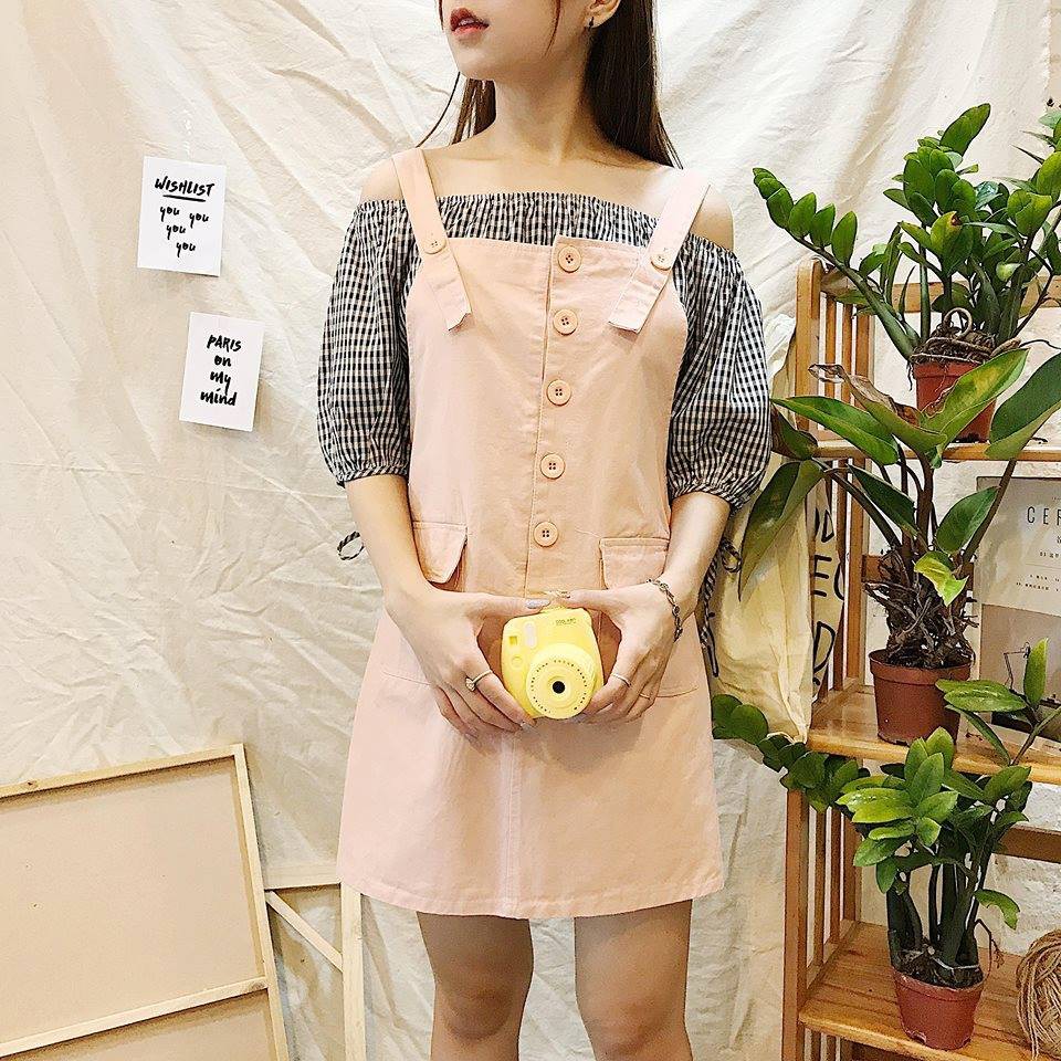 Yếm váy vải thô