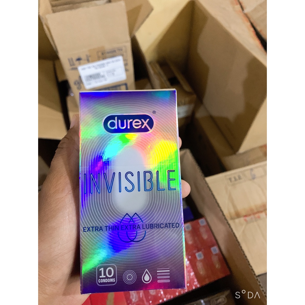 Bao Cao Su Durex Invisible Extra Thin Extra Sensitive Siêu Mỏng - Cảm Giác Chân Thật DKSH phân phối