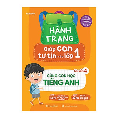 Sách Megabook - Combo 4 cuốn Hành trang giúp con tự tin vào lớp 1