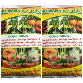 [siêu rẻ] COMBO 5 GÓI NẤM ĐỐI KHÁNG TRICHODERMA-BACILLUS.SP [shop yêu thích]