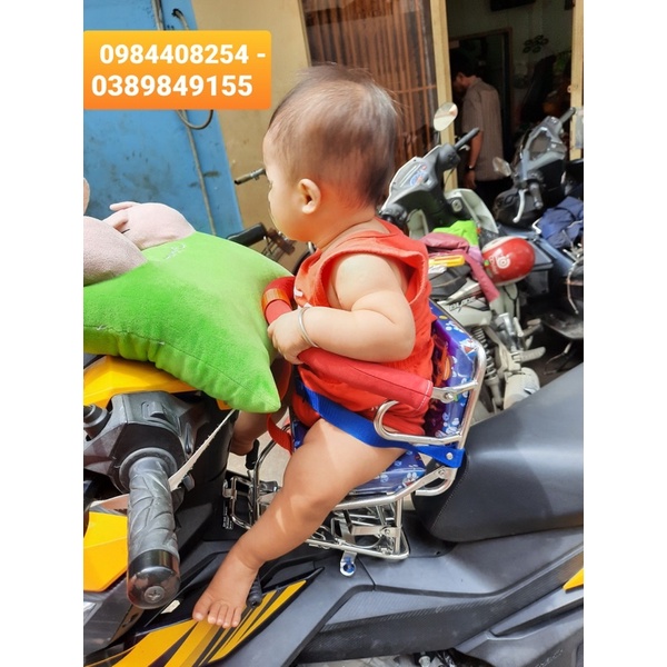 Ghế ngồi xe máy cho bé xe Exciter  , Winner có vòng an toàn