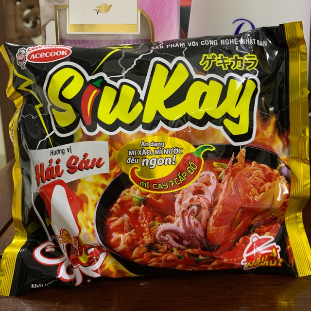 MÌ SIU KAY ACECOOK HƯƠNG VỊ HẢI SẢN 128g