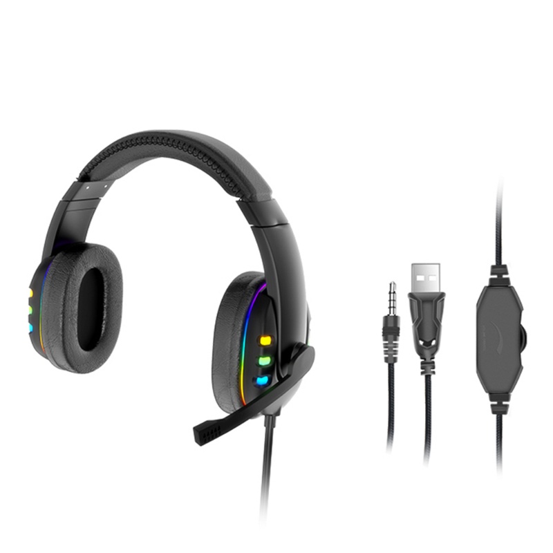 Tai Nghe Trùm Đầu Chơi Game Có Mic Màu Đen Cho PC Xbox-One Laptop