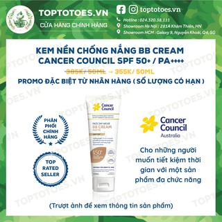 Kem nền chống nắng BB Cream Cancer Council SPF 50+/ PA ++++