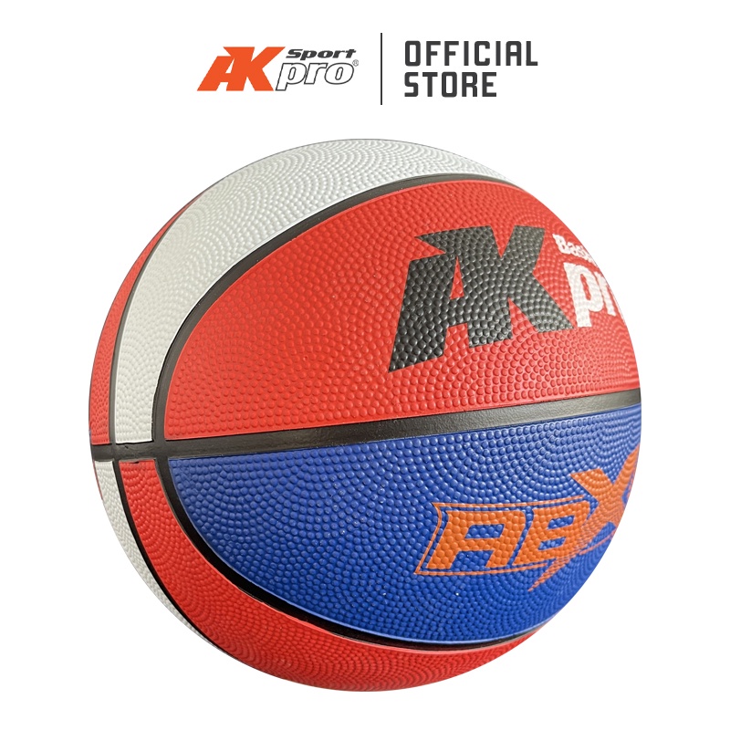 Bóng rổ Cao su AKpro ABX3 số 5, 6, 7 - Tặng kim bơm - Chính hãng