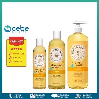 Sữa tắm gội cho bé Burt’s Bees Baby Shampoo & Wash Original