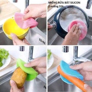 Miếng rửa bát silicon đa năng, Chà rửa bát