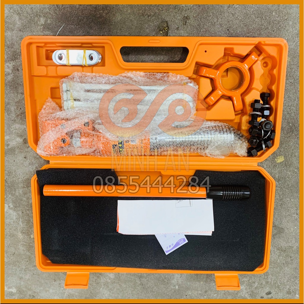 BỘ CẢO THỦY LỰC 5T [HÀNG CHÍNH HÃNG] ASAKI AK-0612 - 1 BỘ VAM THỦY LỰC - CẢO 3 CHẤU THỦY LỰC