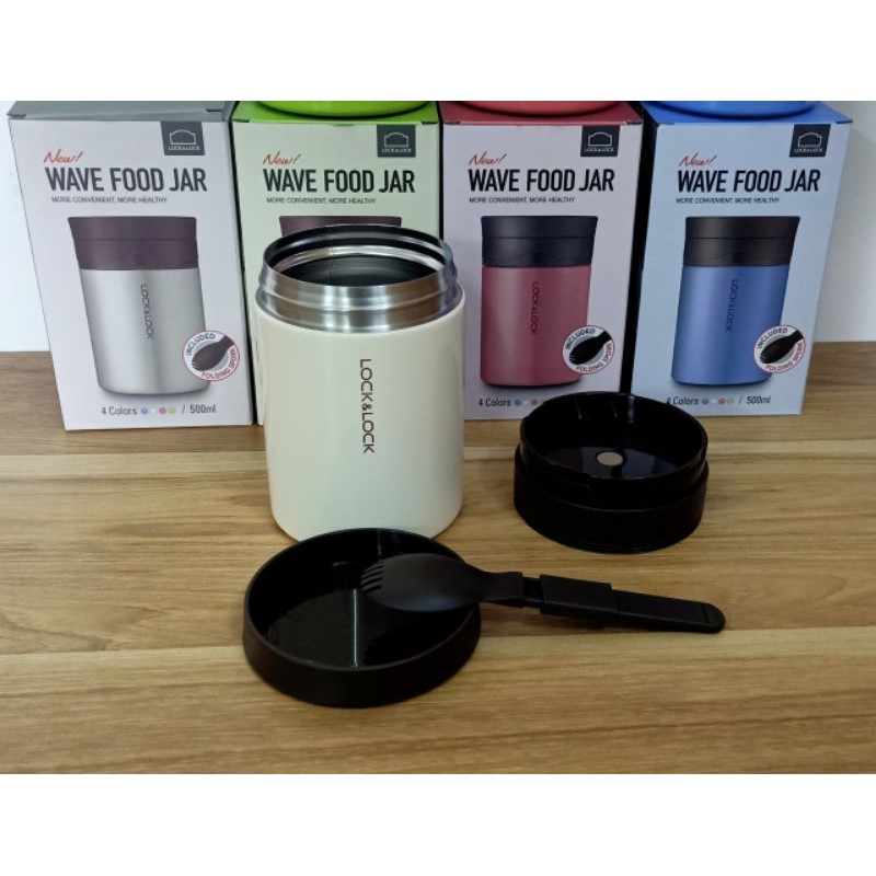 [LOCK&LOCK]HỘP Ủ CHÁO GIỮ NHIỆT 500ML-LHC8024 (WAVE FOOD JAR)