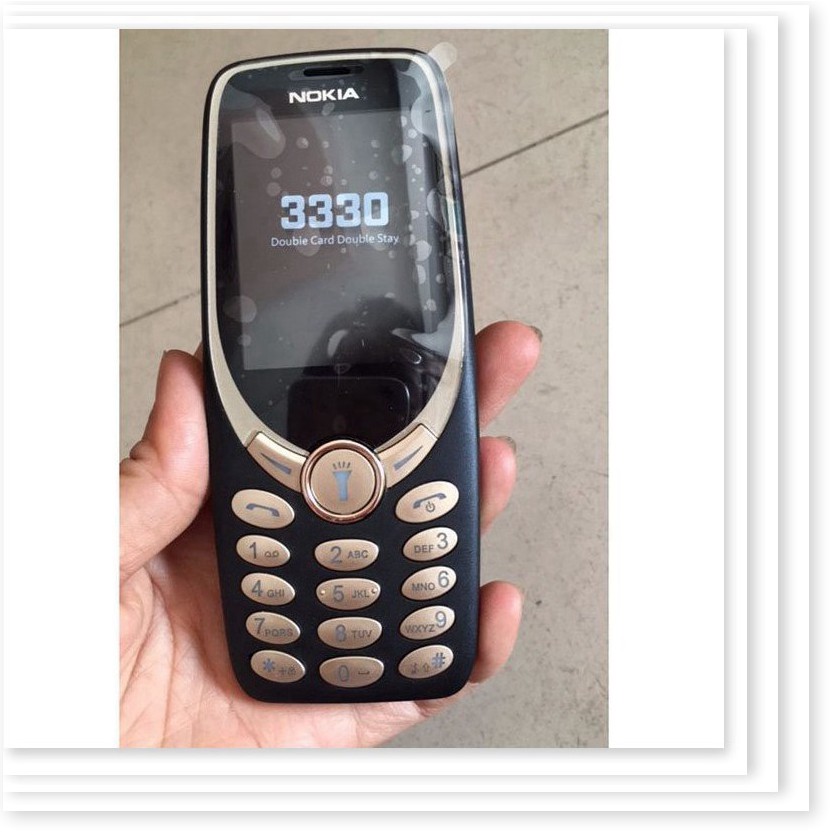 Điện thoại Nokia 3330 bản 2018 - Điện thoại Nokia 3330 bản 2018 màn hình to nút nhấn bự pin trâu 2 ngày bắt sóng