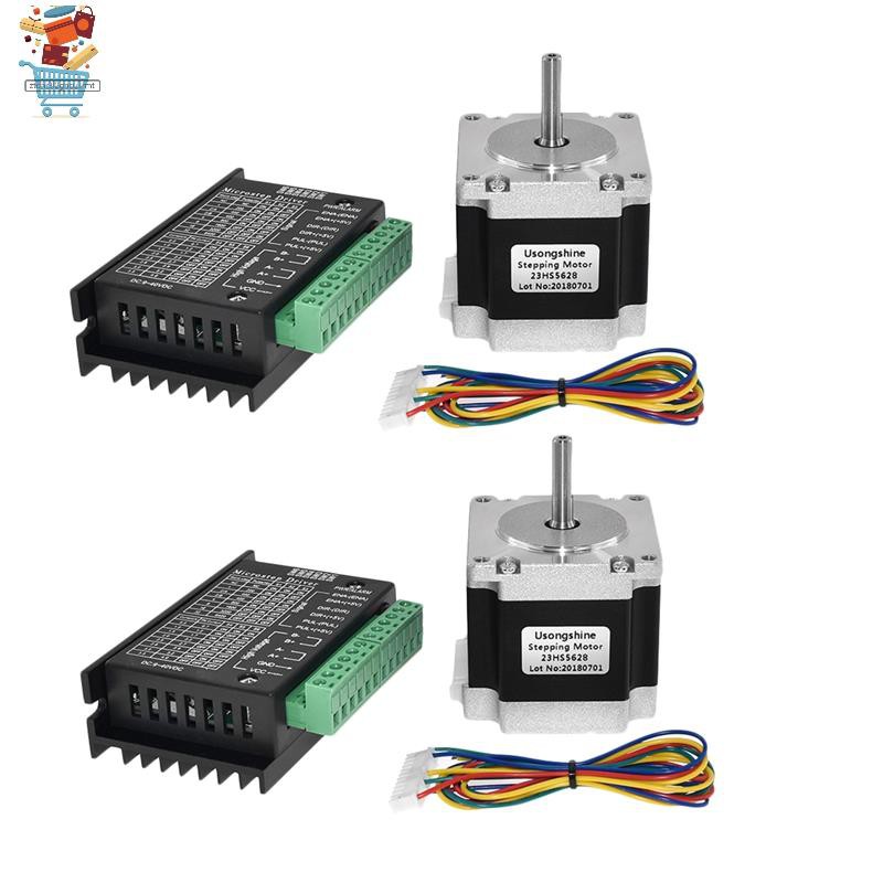 Động Cơ Bước Nema 23 23hs5628 57 Motor 2.8a Với Tb6600 Cho Máy In 3d Cnc Và Phụ Kiện (8.0Mm)