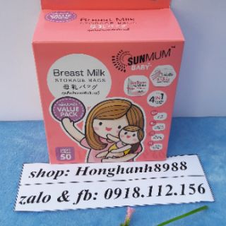 túi trữ sữa sunmum thái lan
