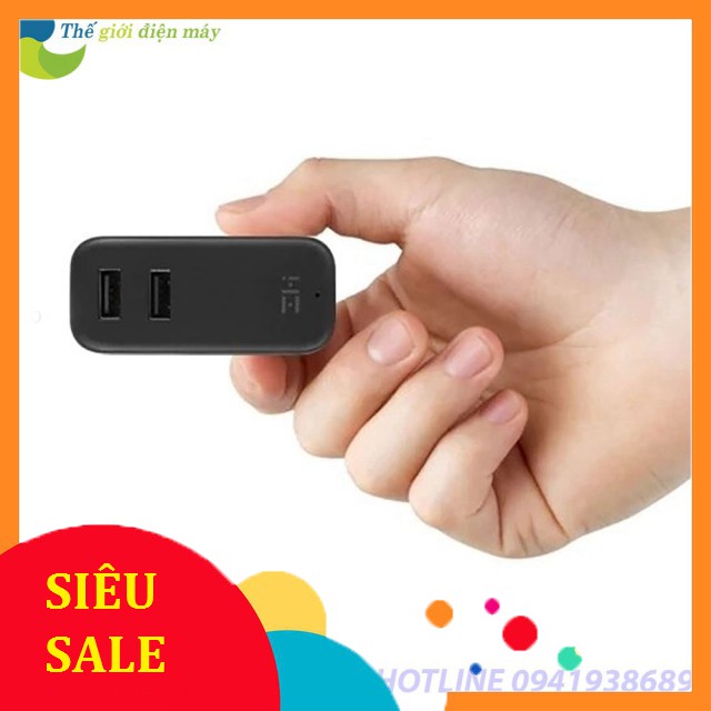 [SiêuRẻ] Củ sạc kiêm pin sạc dự phòng 6500mAh Xiaomi ZMI APB01 - Bảo hành 1 tháng - Shop Thế Giới Điện Máy .