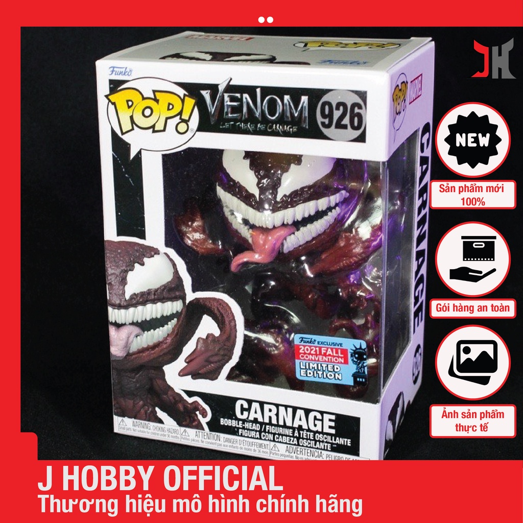 Carnage mô hình nhân vật Marvel Funko chính hãng