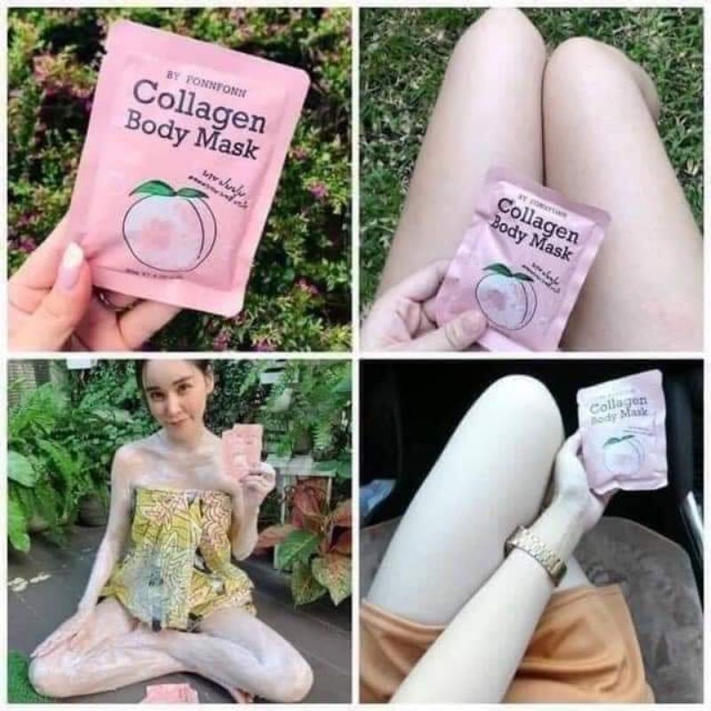  Ủ trắng đào tắm trắng đào Collagen Body Mask Mask Piw Guy Thái Lan | BigBuy360 - bigbuy360.vn