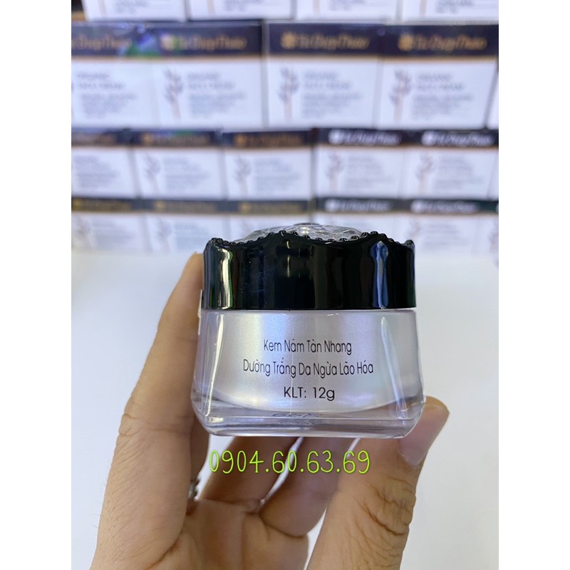 Kem Nám Tàn Nhang Dưỡng Trắng Da Ngừa Lão Hoá 12g TỨ DIỆP THẢO