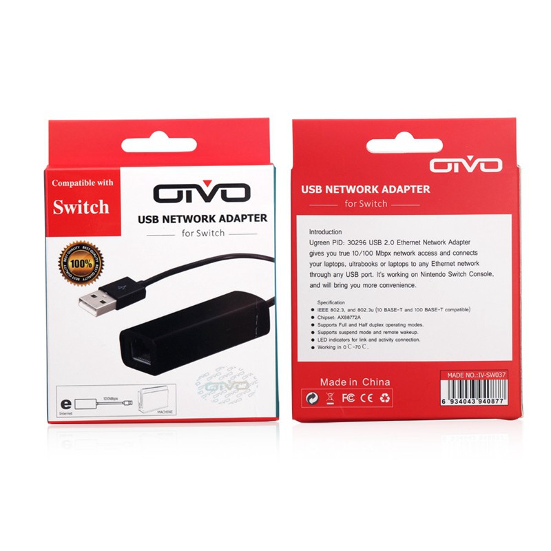 Cáp chuyển đổi mạng cổng USB chất lượng cao OIVO | BigBuy360 - bigbuy360.vn