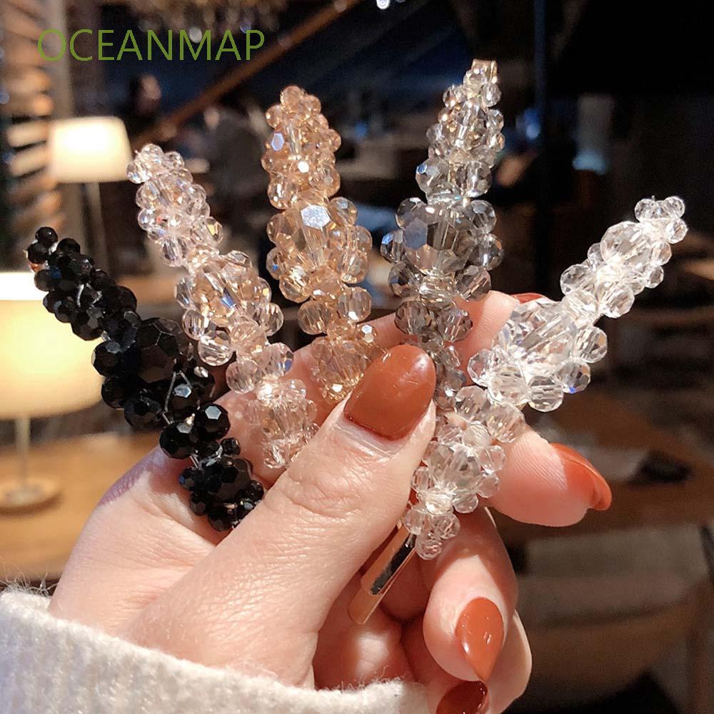 Kẹp Tóc Hình Hoa Đính Đá Thời Trang Cho Nữ