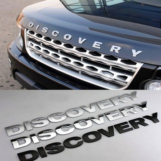 Logo chữ DISCOVERY 3D nổi dán trang trí Ô tô, Xe hơi