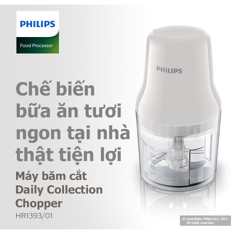 Máy Xay Thịt Philips HR1393 (0.7L)