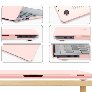 Ốp Macbook, Case Macbook Hồng Pastel (Tặng Nút Chống Bụi)