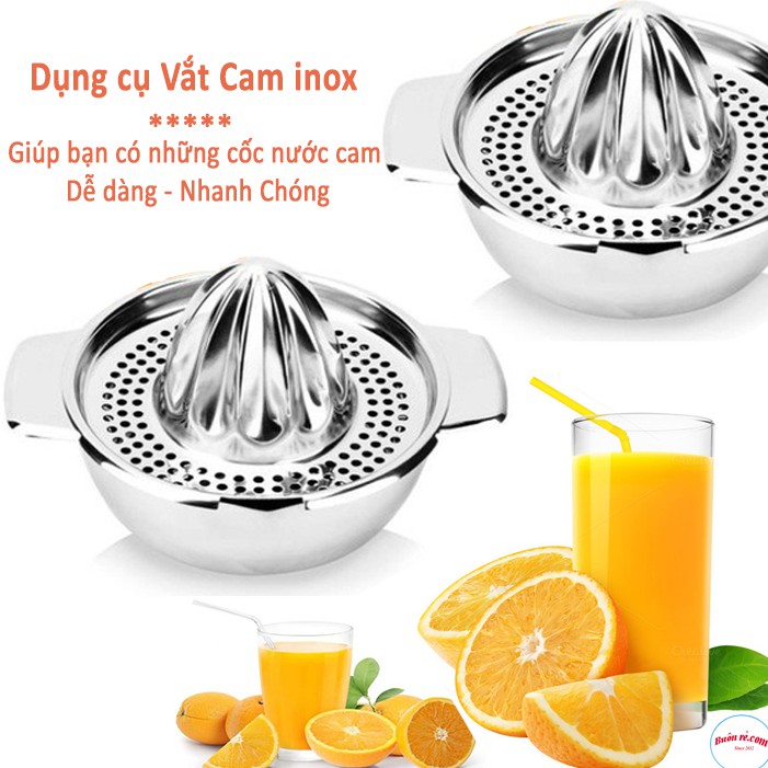 Dụng Cụ Vắt Cam, Chanh Inox Thông Minh Tiện Dụng - br00435