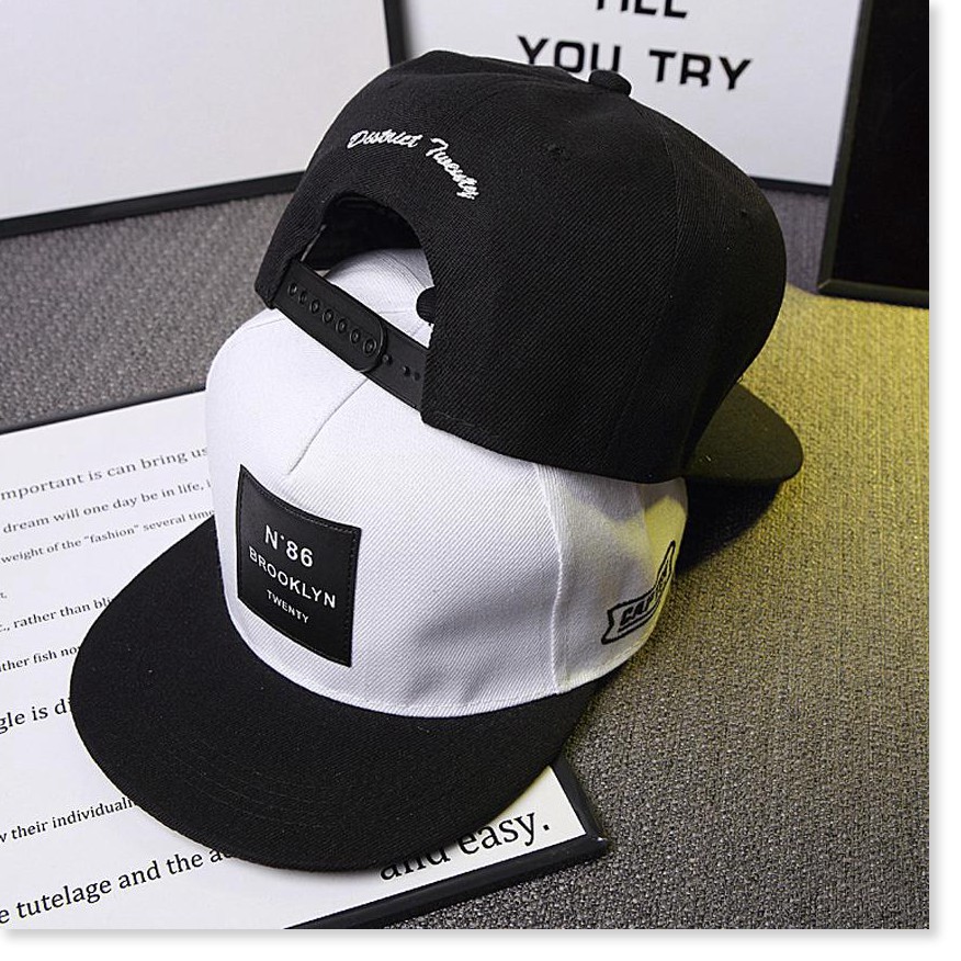 Nón kết, nón snapback, Mũ snapback, mũ Lưỡi Trai Unisex - Kiểu Dáng Hiphop - N86 Brkl - TOPMODE