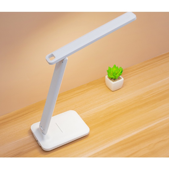 Đèn Để Bàn Đèn Học Chống Cận Tích Điện Sạc USB Gấp Gọn tích hợp pin công suất lớn 4000mAh