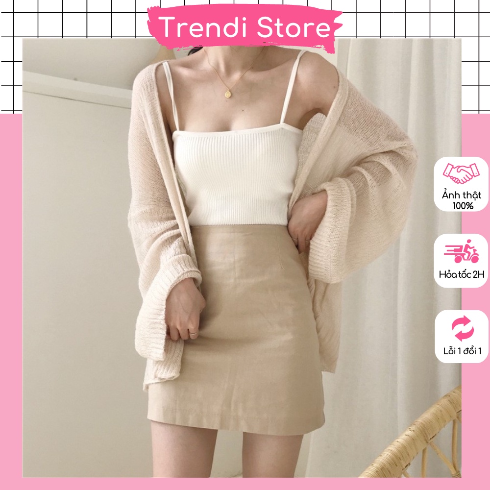 Áo Cardigan len mỏng dài tay dáng rộng khoác ngoài hàng Quảng Châu loại 1 form dưới 70kg AL03