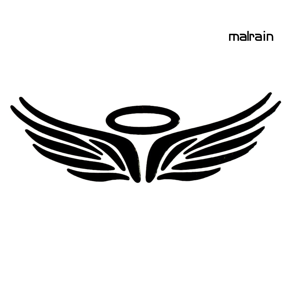 Miếng Dán Trang Trí Xe Hơi Hình Đôi Cánh Thiên Thần 3D Độc Đáo